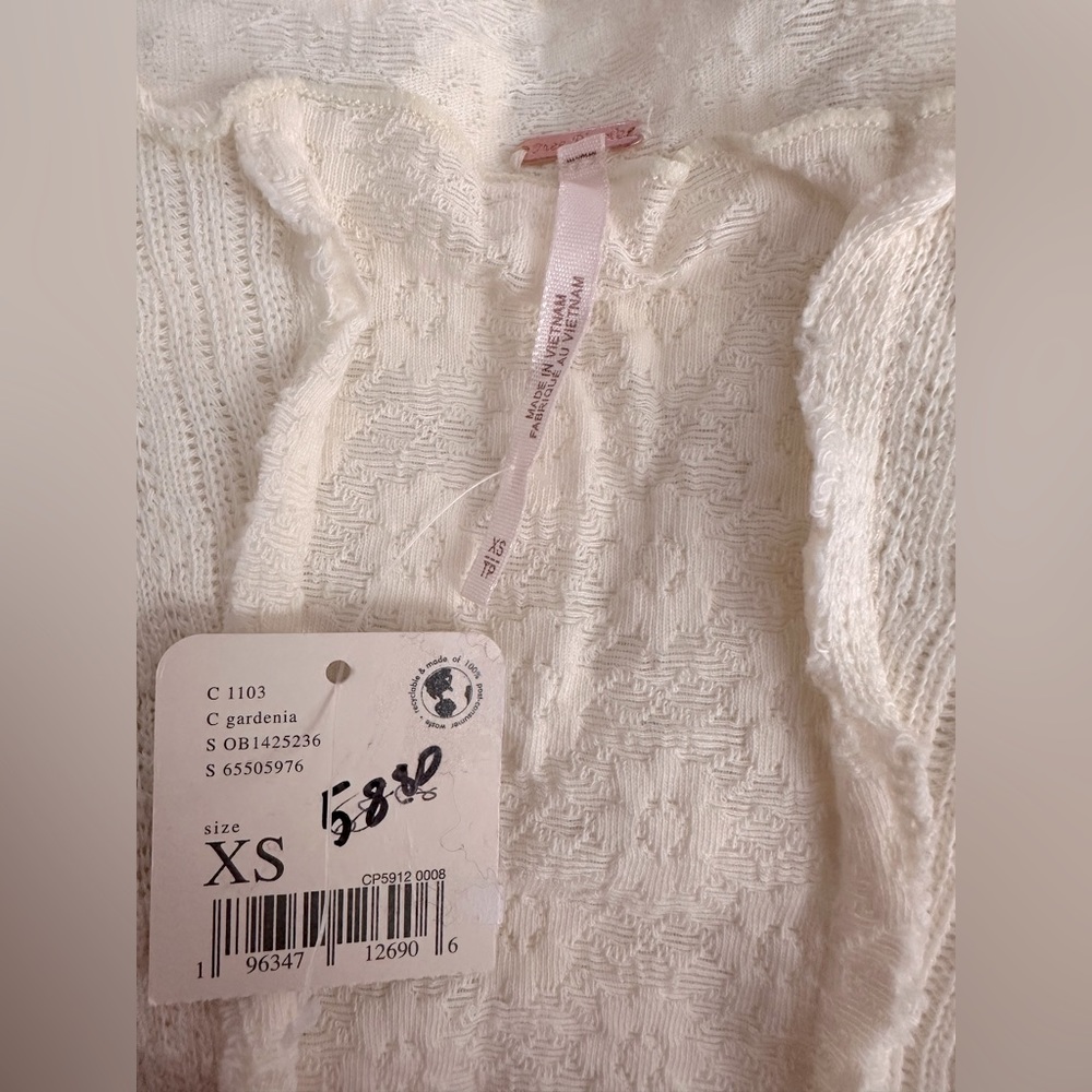 NWT FREE PEOPLE Gardenia Lula Top size XS - Picture 11 of 11